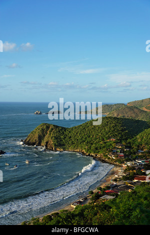 Blick auf Playa Guayacan, Isla Margarita, Venezuela Nueva Esparta Stockfoto