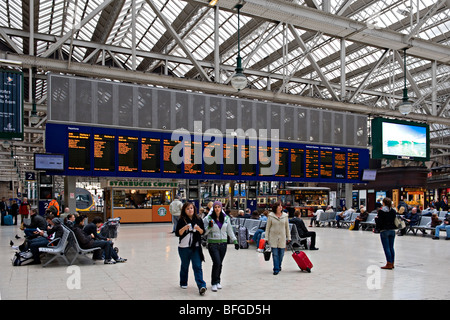 Glasgow Central Railway Station, Schottland. Stockfoto