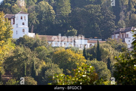 Generalife Gärten und Palast, Alhambra, Granada, Spanien Stockfoto