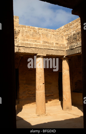 Grab 3 Gräber der Könige Welt Erbe Website Paphos Zypern Europa Stockfoto