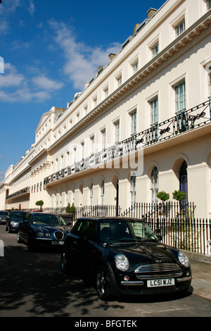 Chester Terrasse in London von John Nash entworfen und gebaut von James Burton im Jahre 1825 Stockfoto