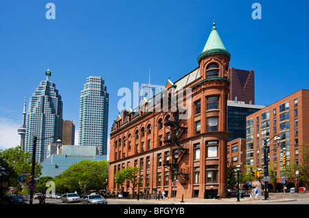 Gooderham/Flatiron Building, Toronto, Ontario, Kanada Stockfoto