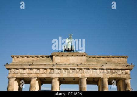 Brandenburger Tor während des 20. Jahr-Feier der Fall der Berliner Mauer in Berlin, Deutschland, November 2009. Stockfoto