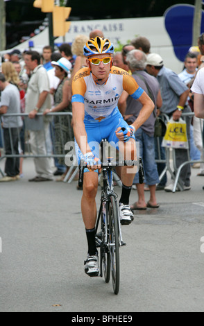 Bradley Wiggins in der Tour de France 2009 Stockfoto