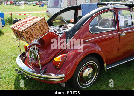 klassische VW-Käfer im Club Event Budel Niederlande Sommer 2009 Stockfoto