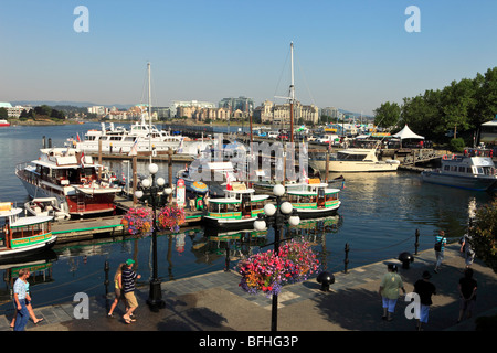 Innenhafen, Victoria, Vancouver Island, Britisch-Kolumbien Stockfoto