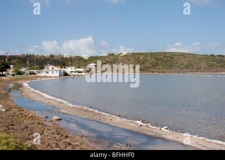 Road Salt Pond bei Sandy Ground (von Road Bay), Anguilla, West Indies Stockfoto