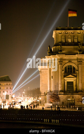 20. Jubiläum der Fall der Berliner Mauer in Berlin, Deutschland, November 2009. Stockfoto