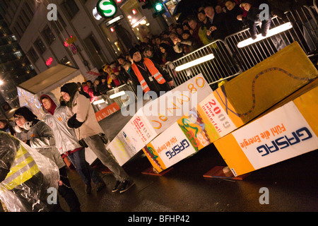 20. Jubiläum der Fall der Berliner Mauer in Berlin, Deutschland, November 2009. Stockfoto