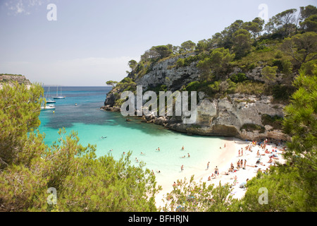 Cala Macarella, Menorca, Spanien Stockfoto