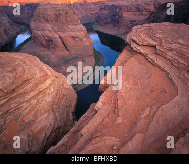 Kolorado Fluß in Muleshoe Bend, Glen Canyon National Recreation Area, Arizona Stockfoto