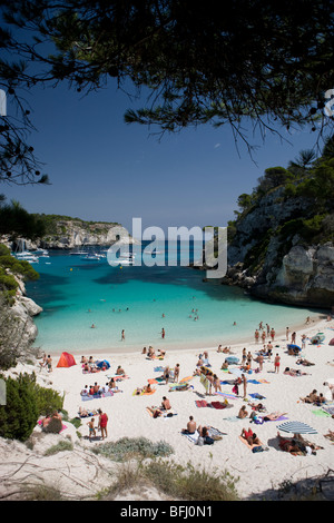 Cala Macarella, Menorca, Spanien Stockfoto