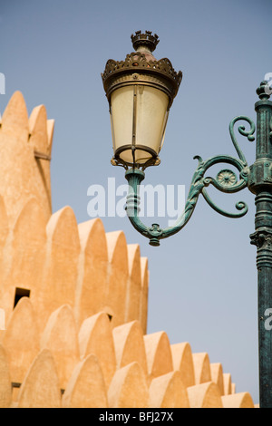 Al Ain, Vereinigte Arabische Emirate, architektonische Details des Al Ain Palace Museum in Al Ain Stockfoto