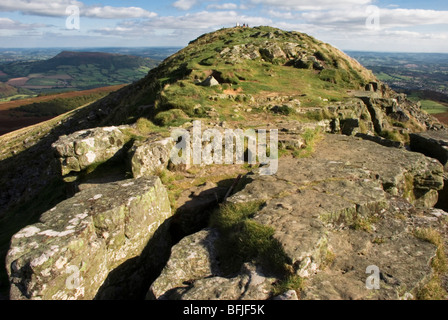 Zuckerhut, in der Nähe von Abergavenny in Wales Stockfoto