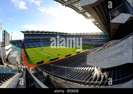 Ansicht innen Croke Park Stadion in Dublin. Heimat der Gaelic Athletic Association oder GAA Stockfoto