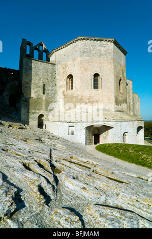 GRÄBER, MONTMAJOUR ABTEI, ARLES, PROVENCE, FRANKREICH Stockfoto