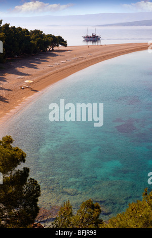 Portal-Ratte (Golden Cape Beach) Brač Insel, Kroatien Stockfoto