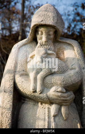 Skulptur in Baltimore Lizette Woodward Reece von Grace Turnbull 1939 – Clifton Park-2801 St. Lo Stockfoto