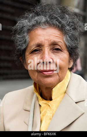 Straße Porträt von Menschen in Lima-Peru Stockfoto