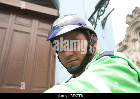 Straße Porträt von Menschen in Lima-Peru Stockfoto