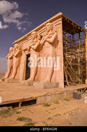 OUARZAZATE, Marokko - Film-set in den Atlas Corporation Studios. Stockfoto