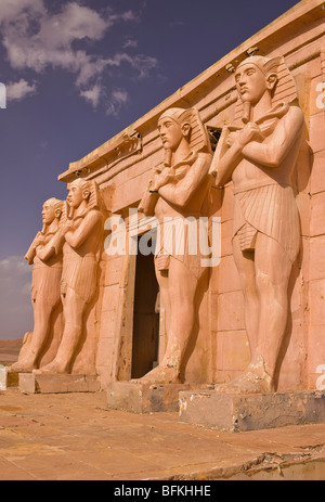 OUARZAZATE, Marokko - Film-set in den Atlas Corporation Studios. Stockfoto