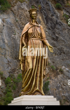 Statue der Jungfrau Maria in der Nähe von Ephesus und Selcuk in der Türkei Stockfoto