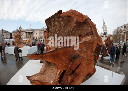 Geisterwald Ausstellung, Trafalgar Square, London Stockfoto