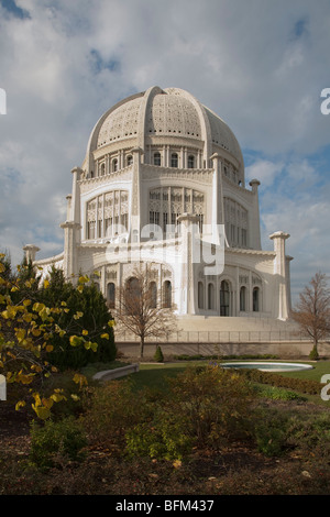 Baha ' i oder Bahai religiöse Tempel in Wilmette am Ufer des Lake Michigan in der Nähe von Chicago in Illinois in den USA-Amerika Stockfoto