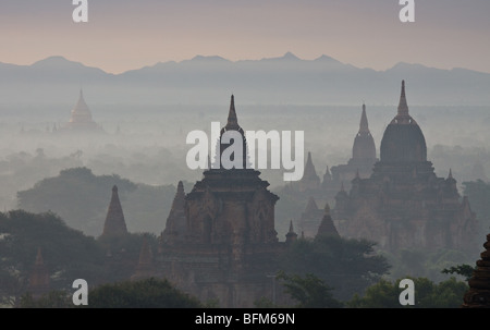 Sonnenaufgang in Bagan, Myanmar Stockfoto