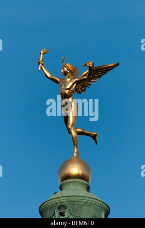 Genie de Ia Liberte oben im Juli Spalte, Paris, Frankreich Stockfoto