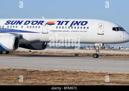 Israel, Ben-Gurion international Airport Sun d ' or International Airlines Stockfoto