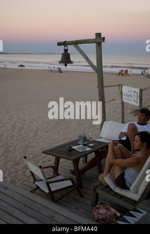 La Huella, am Strand von Jose Ignacio, Uruguay Stockfoto