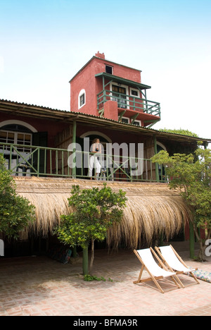 Irene Abadi in ihrem Hotel, Posada Paradiso, Jose Ignacio, Uruguay Stockfoto