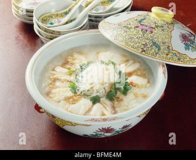 Chinesische Reisbrei Stockfoto