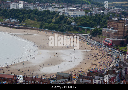 Aussicht auf South Bay, Scarborough, North Yorkshire UK Stockfoto