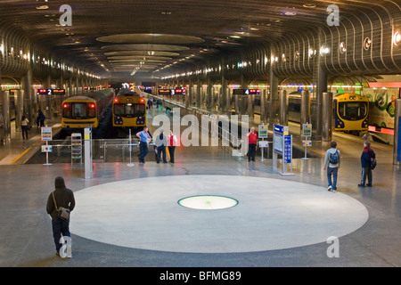 Britomart Bahnhof, Auckland, New Zealand, Montag, 14. September 2009. Stockfoto