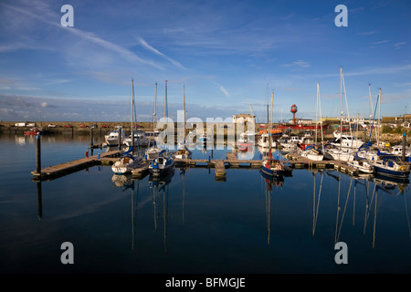 Yachten und kleine fertige Marina, Kilmore Quay County Wexford, Irland Stockfoto