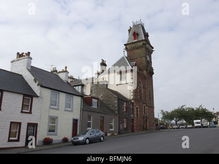 Fassade des Rathauses Wigtown, Dumfries and Galloway, Schottland September 2009 Stockfoto