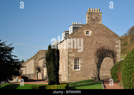 Robert Owen House, New Lanark, Lanarkshire, Schottland, Vereinigtes Königreich, Europa. Stockfoto