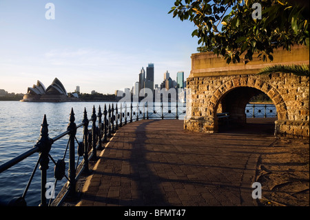 Australien, New South Wales, Sydney.  Blick auf das Opernhaus von Sydney North Shore. Stockfoto