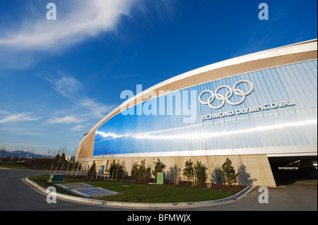 Kanada, British Columbia, Vancouver, Richmond, Richmond Oval Geschwindigkeit Eislauf Austragungsort der Olympischen Spiele Stockfoto