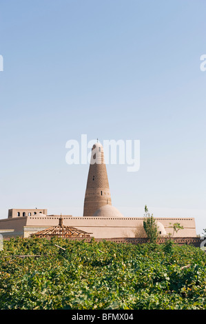 China, Provinz Xinjiang, Turpan, Silk Route, UNESCO-Weltkulturerbe, Emin Minarett Stockfoto