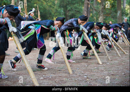 China, Provinz Guizhou, Basha, Miao ethnische Minderheit Stockfoto