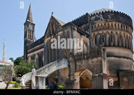 Tansania, Sansibar, Stonetown. Die anglikanische Kathedrale Kirche Christi hatte seine Grundsteinlegung am Weihnachtstag 1873 Stockfoto