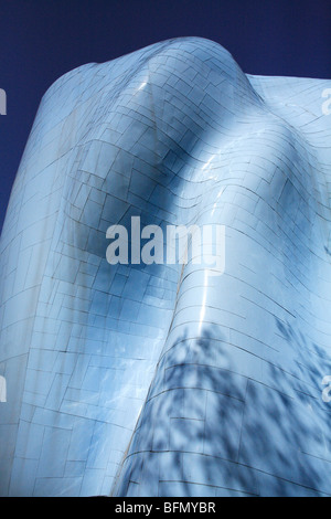 Vereinigte Staaten von Amerika, Washington, Seattle, Belltown Experience Music Project - Musik-Museum von Frank Gehry entworfen. Stockfoto