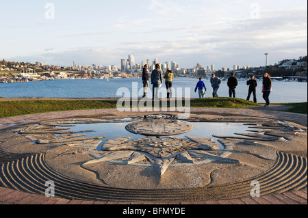 USA, Bundesstaat Washington, Seattle, Gas Works Park Stockfoto