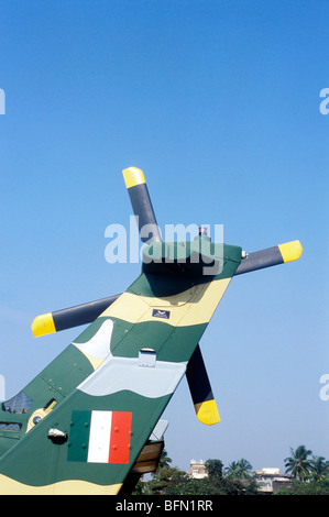 Hubschrauber Schwanz Rotor Fan ; Bombay ; Mumbai ; Maharashtra ; Indien ; asien Stockfoto