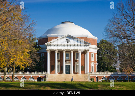 Rotunde, nach dem Vorbild von Pantheon, University of Virginia, Charlottesville, VA, Gründer und Architekten Thomas Jefferson Stockfoto