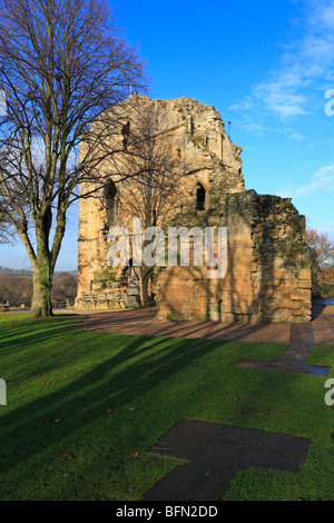 Knaresborough Schloß, Knaresborough, North Yorkshire, England, Vereinigtes Königreich. Stockfoto